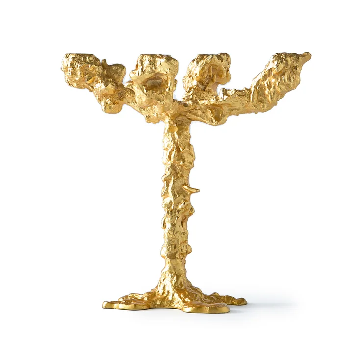 Pols Potten - Drip Candlestick, 4-arm, gold