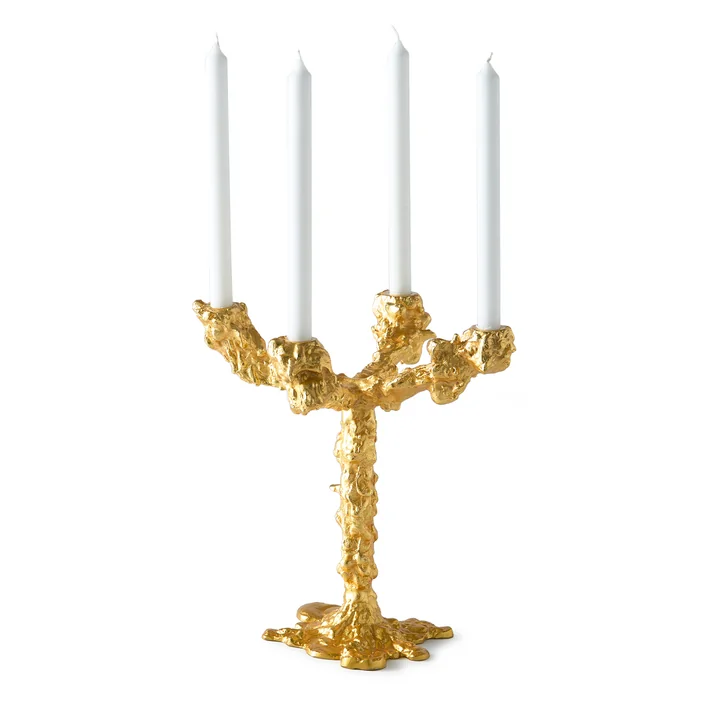 Pols Potten - Drip Candlestick, 4-arm, gold