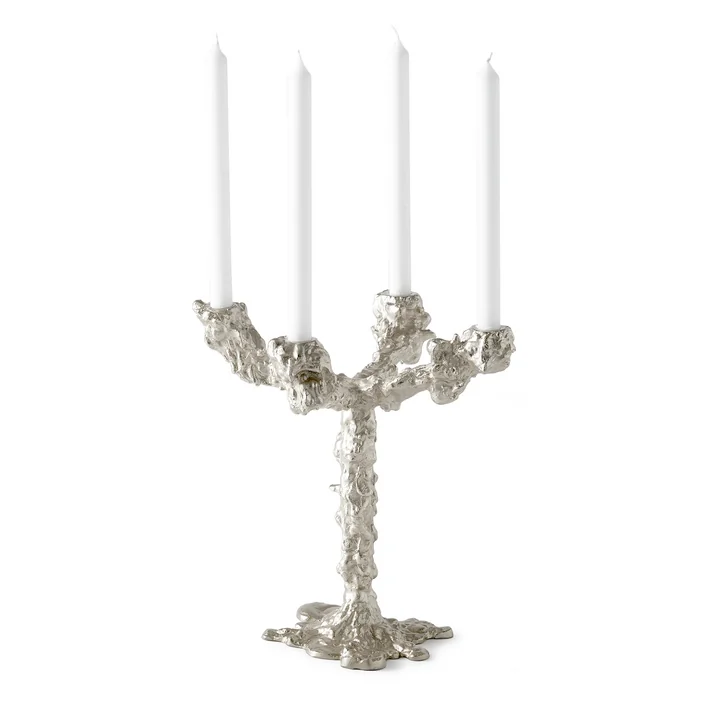 Pols Potten - Drip Candlestick, 4-arm, silver