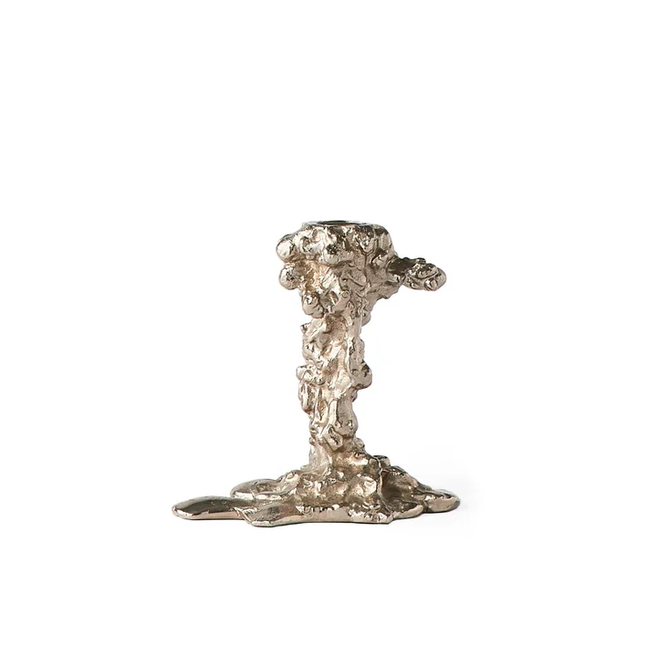 Pols Potten - Drip Candlestick, S, aluminum