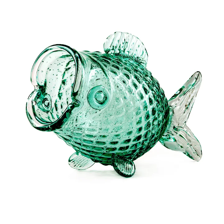 Pols Potten - Fat Fish Storage jar, green
