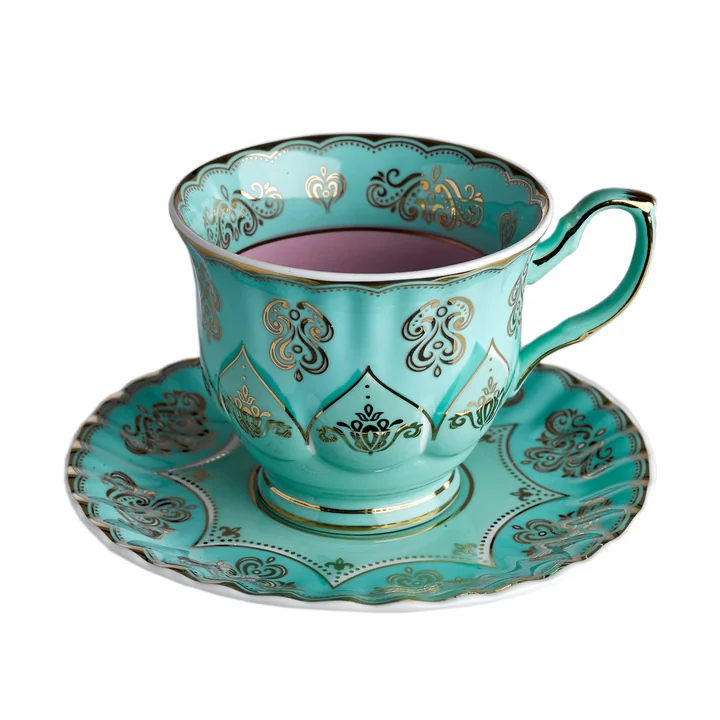 Pols Potten - Grandpa cup with saucer, multicolor
