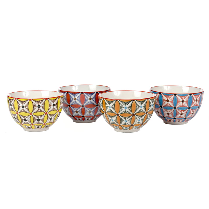 Pols Potten - Hippy Snack bowl, various colors (set of 4)