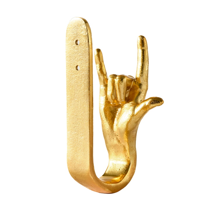 Pols Potten - I-love-you Wall hook, gold