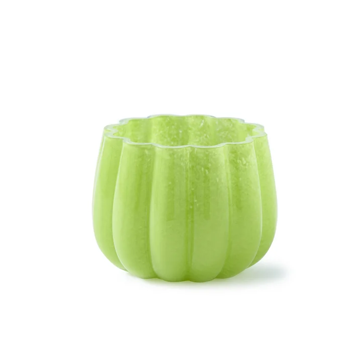 POLSPOTTEN - Melon Vase Hurricane, green