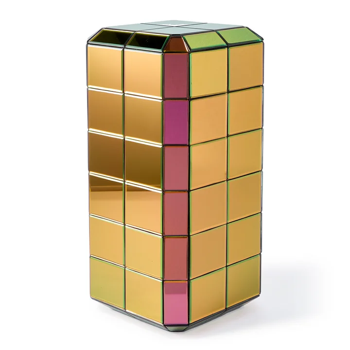 Pols Potten - Pillar Pixel Side table, M, dark green