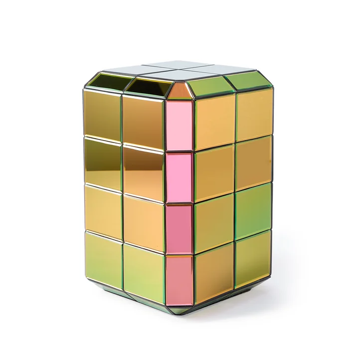 Pols Potten - Pillar Pixel Side table, S, dark green