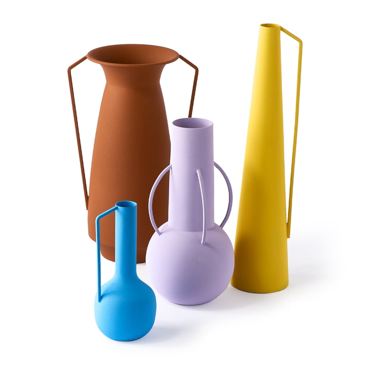 Pols Potten - Roman Vase, colorful matte (set of 4)