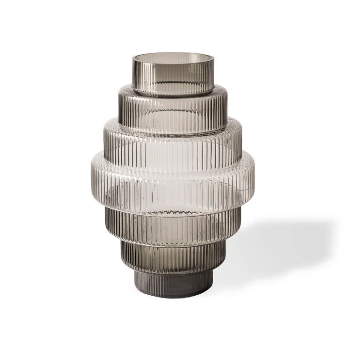 Steps Vase S, gray from Pols Potten