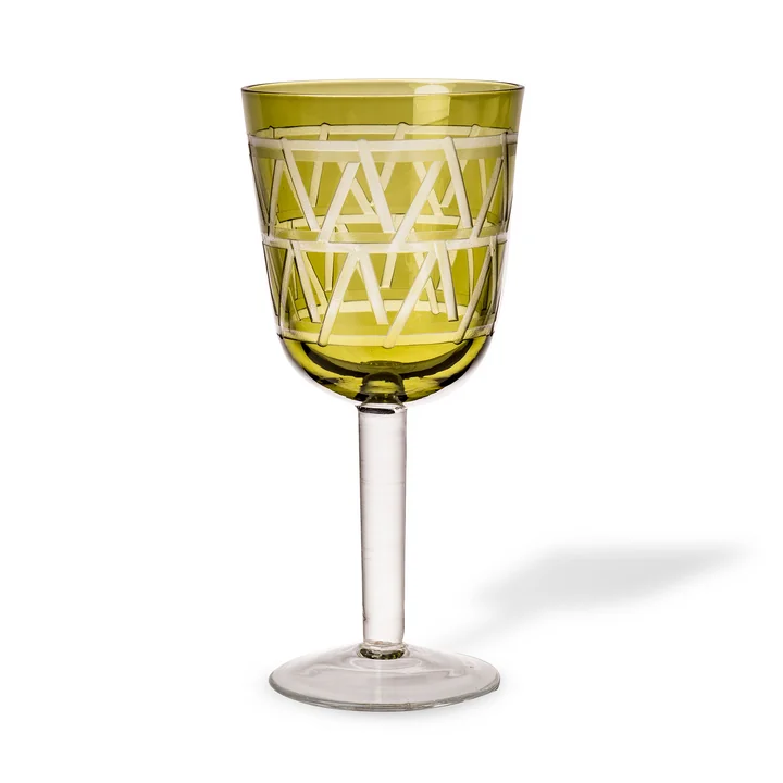 Pols Potten - Tie Wine glass, multicolored