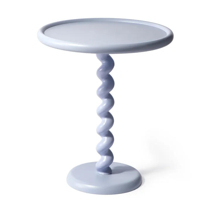 Pols Potten - Twister Side table, light blue