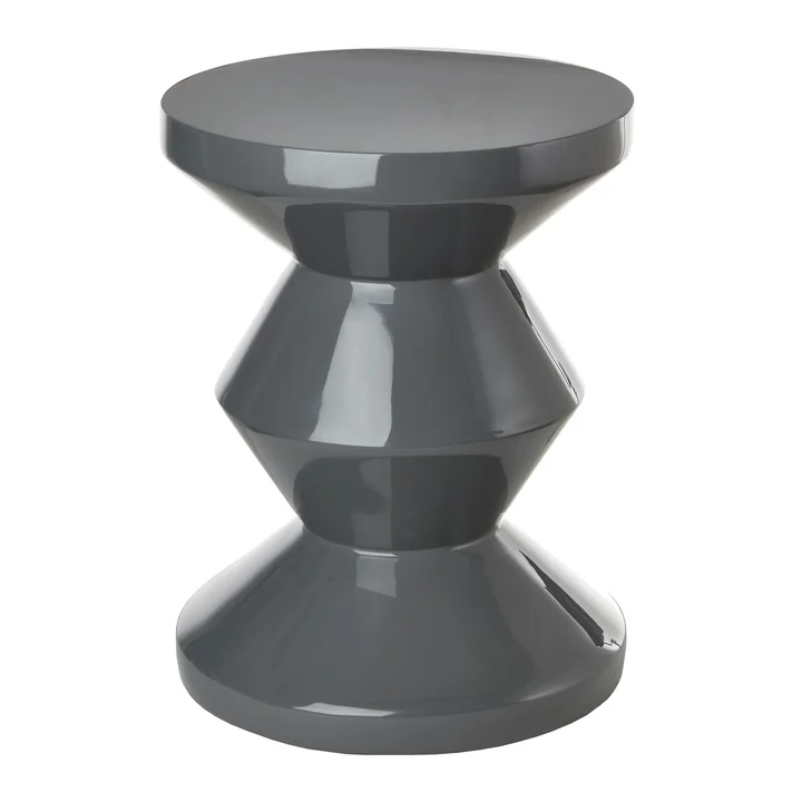 Zig Zag Stool, concrete gray from Pols Potten