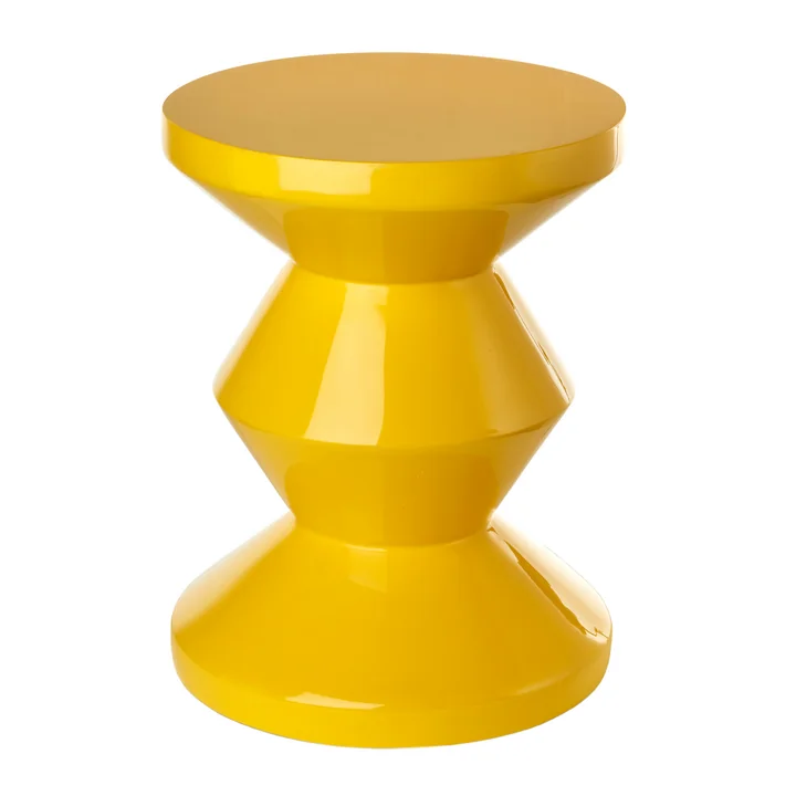 Zig Zag Stool, yellow from Pols Potten