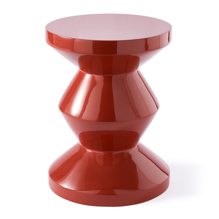Zig Zag Stool, coral from Bloomingville