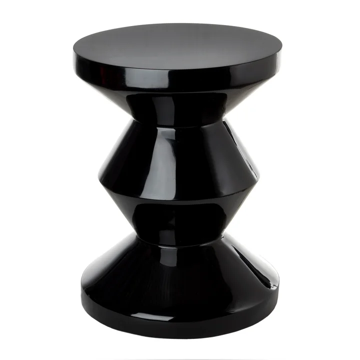 Zig Zag Stool, black from Pols Potten