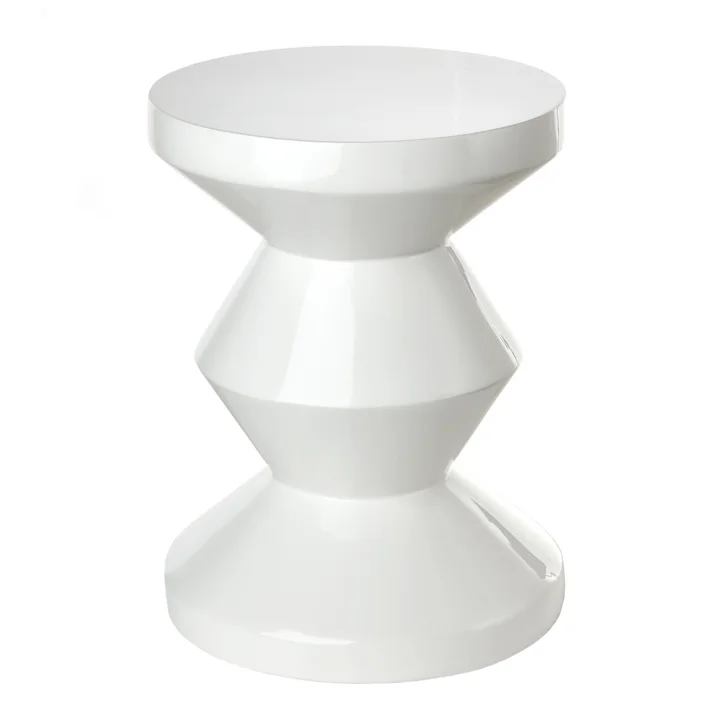 Zig Zag Stool, white from Pols Potten