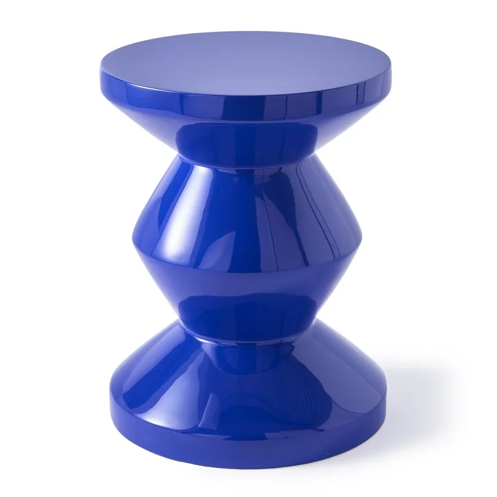 Zig Zag Stool, dark blue from Pols Potten