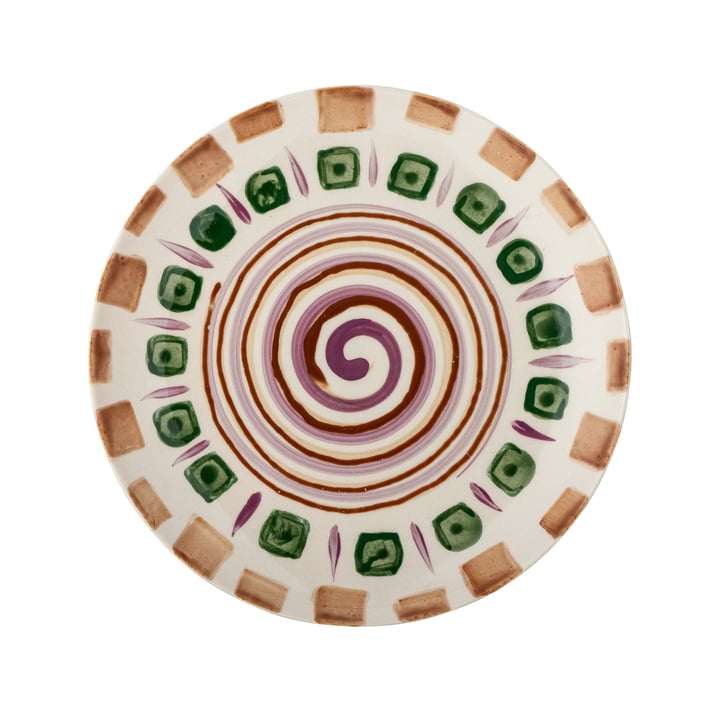 Bloomingville - Shama plate, D 20,5 cm, green