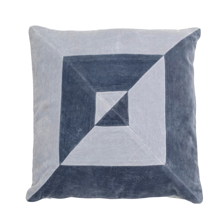 Bloomingville - Aban Cushion, 45 x 45 cm, blue
