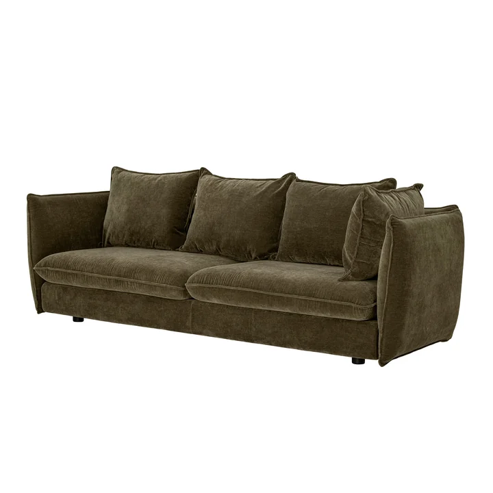Bloomingville - Austin Sofa, green, recycled polyester