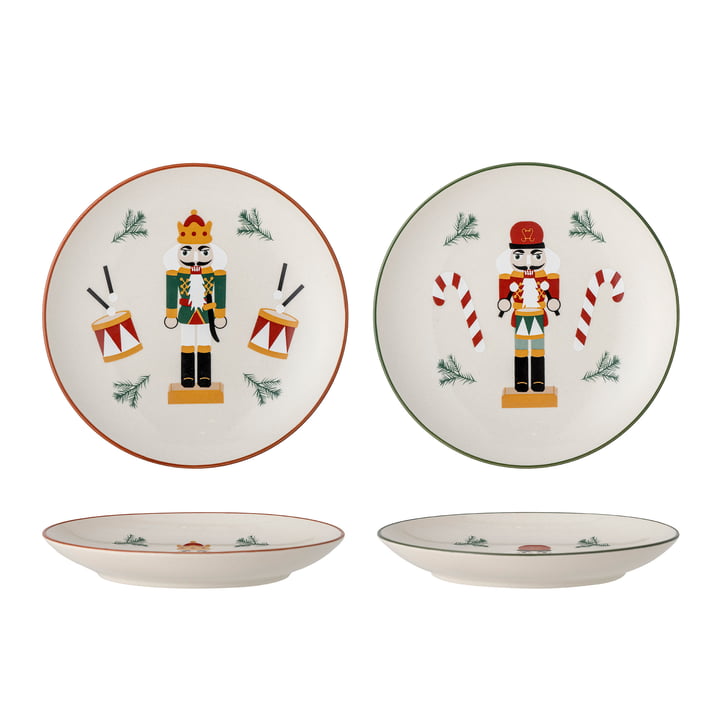 Bloomingville - Jolly plate, red