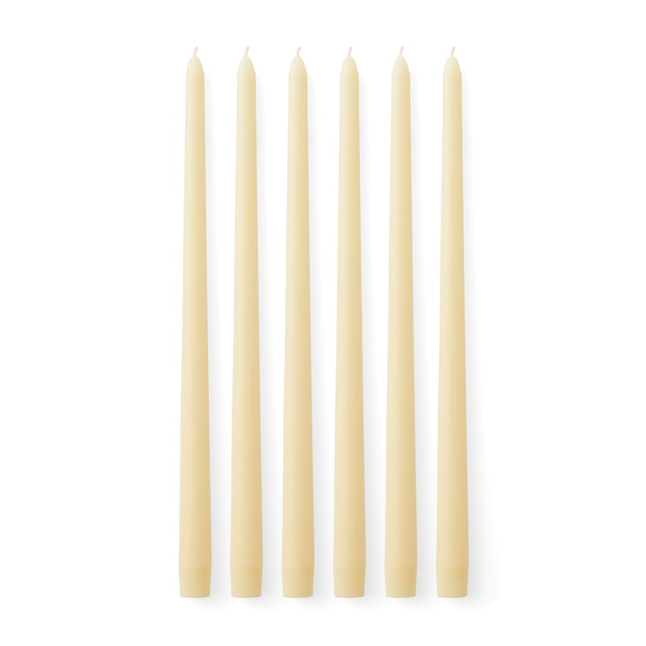 Audo - Spire Stick candle, H 38 cm, ivory (set of 6)