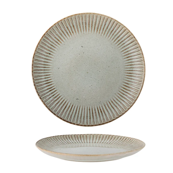 Bloomingville - Fleur Plate, D 21 cm, natural