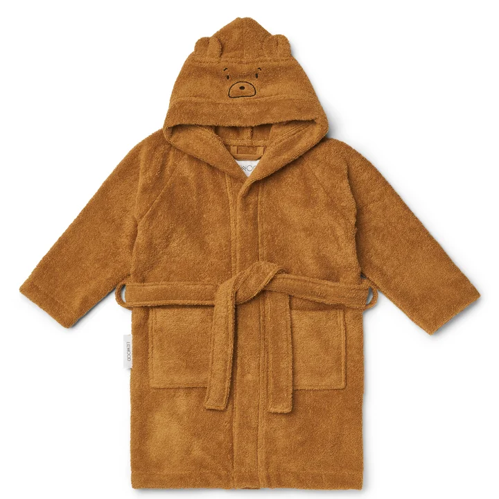 Lily Bathrobe, Mr. Bear, 3 - 4 years, caramel by LIEWOOD