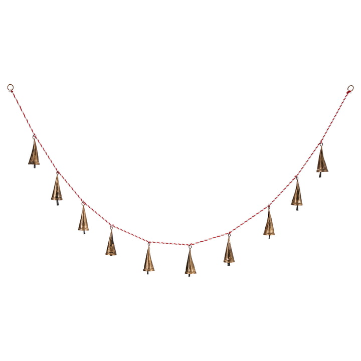 Bells Garland from House Doctor in the finish antique brass