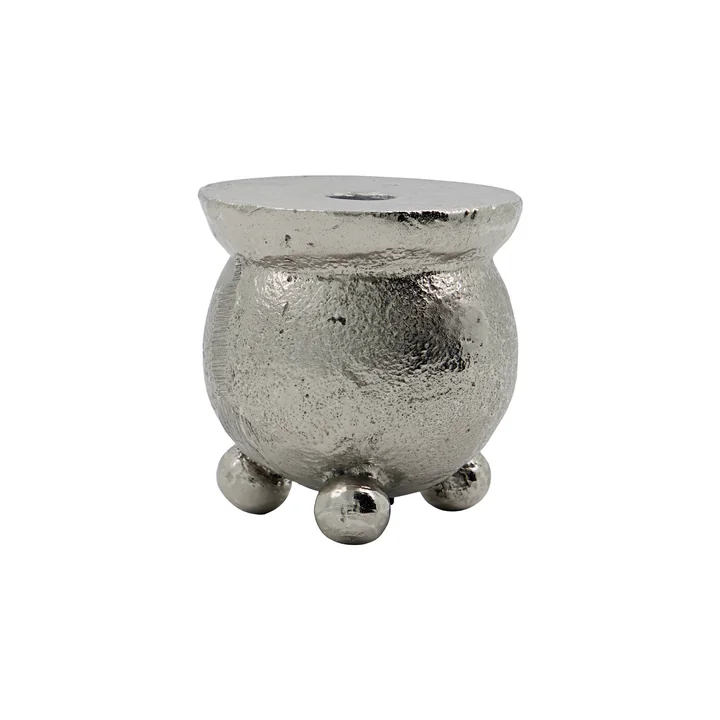 Classic Candlestick from House Doctor in the finish antique silver