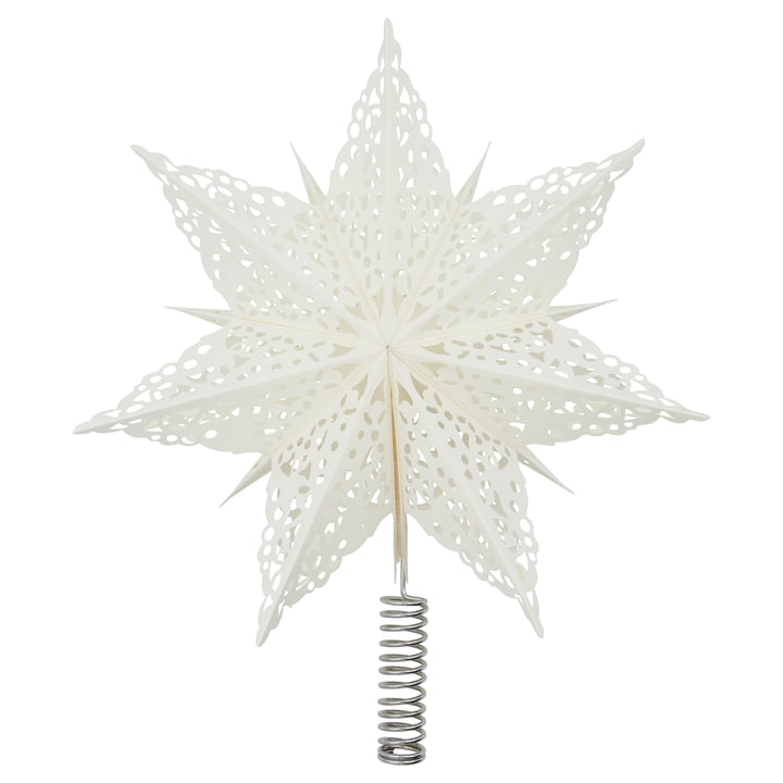 Clip Christmas tree star from House Doctor in color white