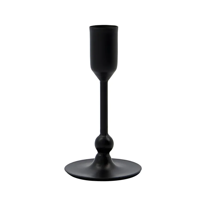 Folk Candlestick from House Doctor in black antique color