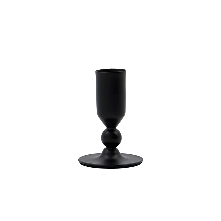 Folk Candlestick from House Doctor in black antique color