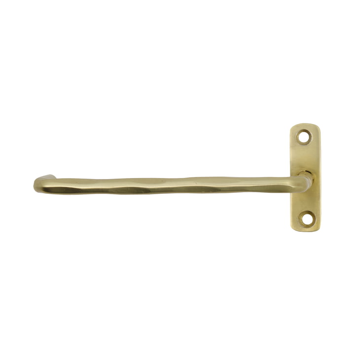 Welo Toilet paper holder from House Doctor in brass finish
