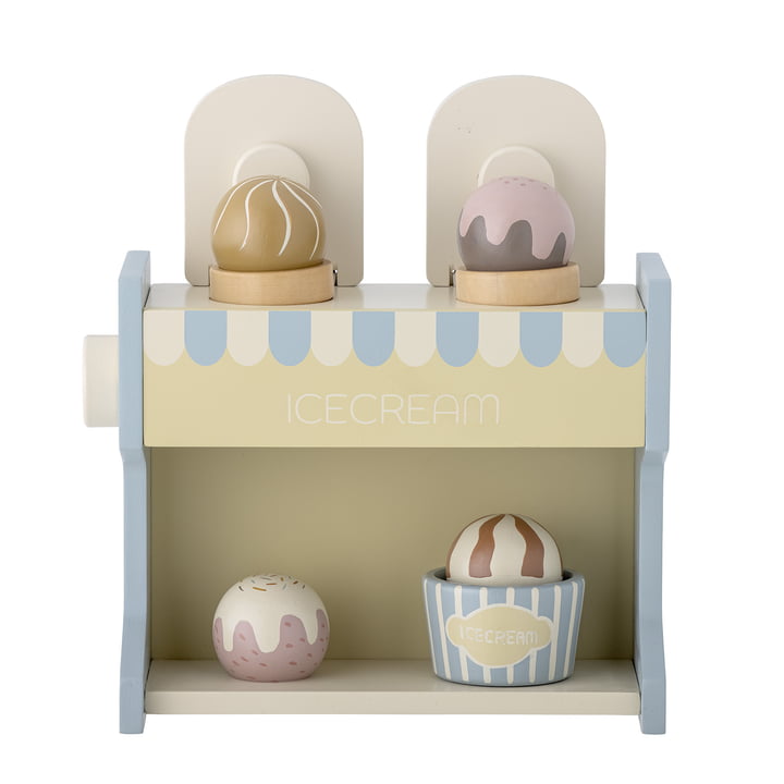 Mini Vallie Toy ice cream stand from Bloomingville in color blue
