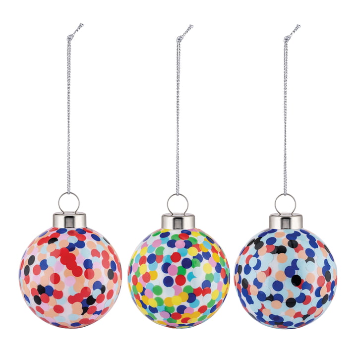 Proust Christmas baubles from Alessi