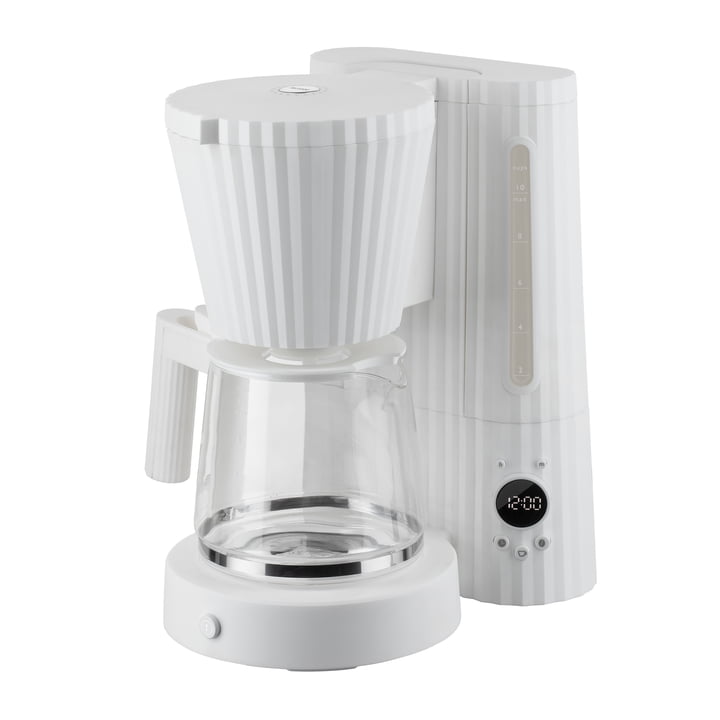 Plissé Filter coffee maker from Alessi in color white