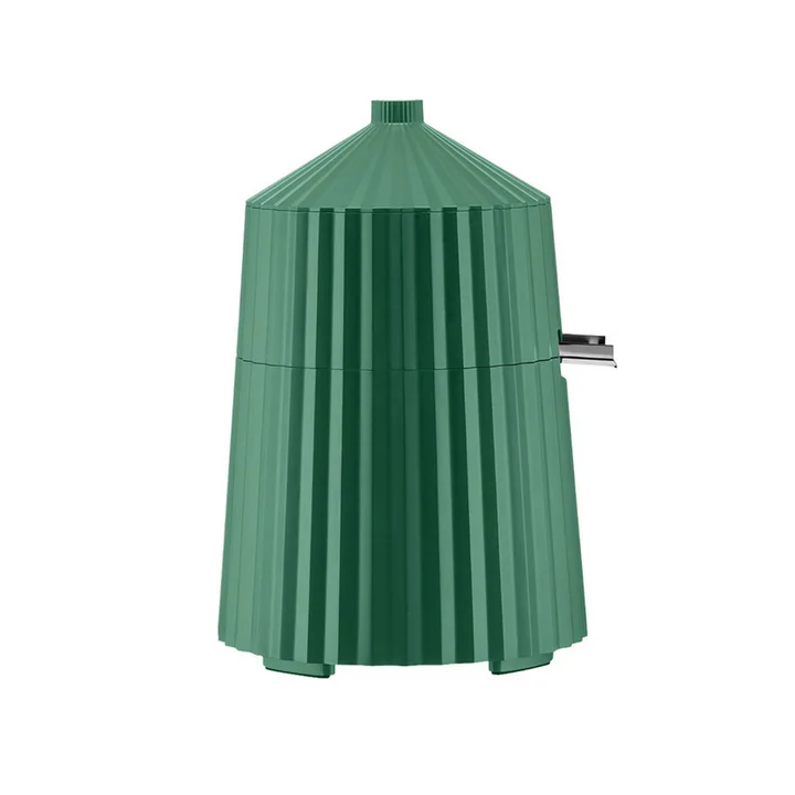 Plissé electric lemon squeezer from Alessi in color green