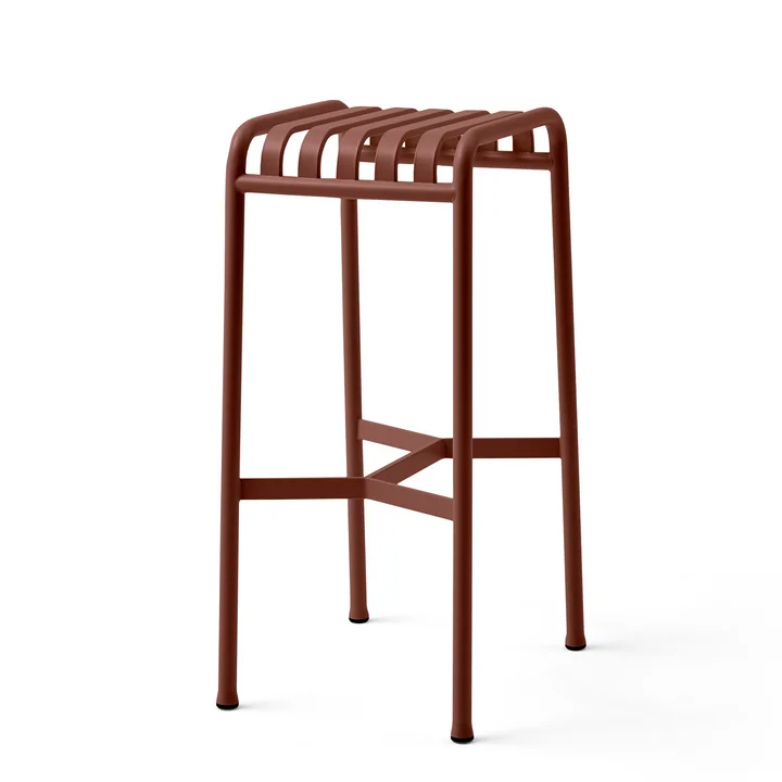 HAY - Palissade Bar stool, iron red