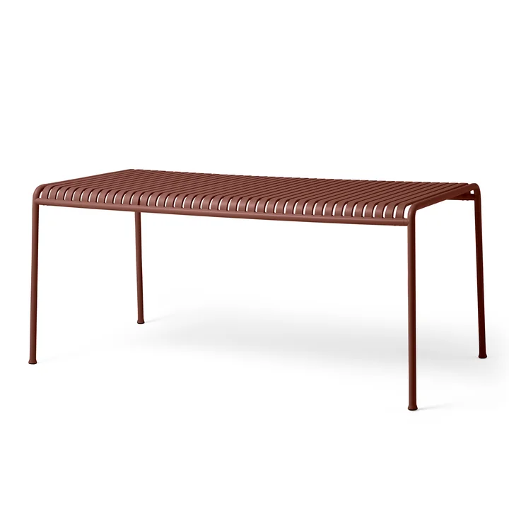 HAY - Palissade Table, rectangular, 170 x 90 cm, iron red
