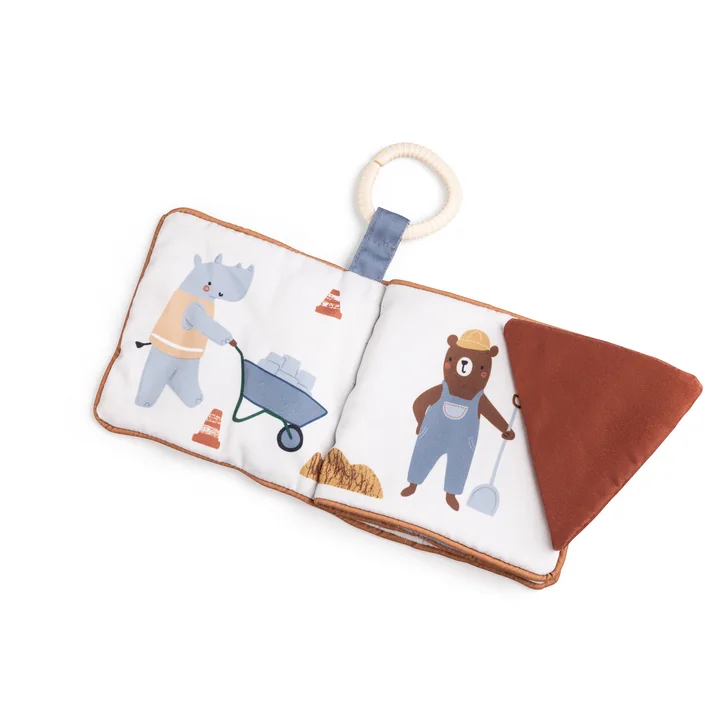 Sebra - Fabric activity book, Busy Builders