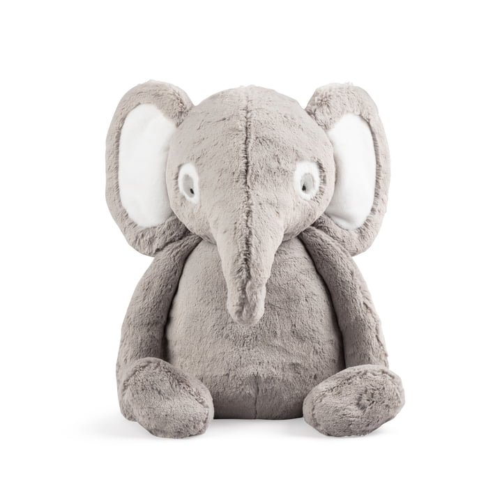 Soft toy Finley the elephant, 38 cm, gray from Sebra