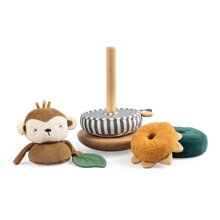 Stacking game Maci the monkey, multicolored from Sebra
