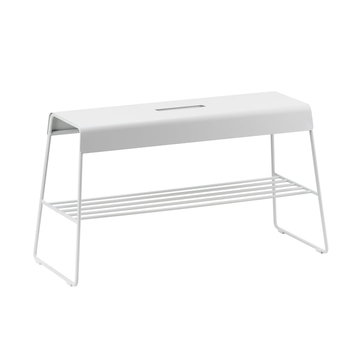 Zone Denmark - A-Stool bench with shelf, soft grey