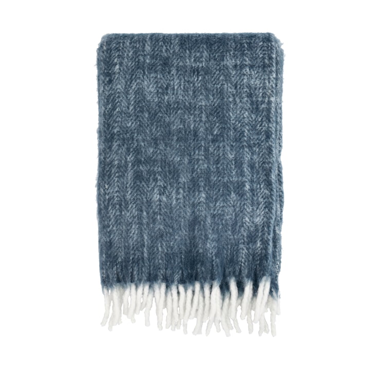 Södahl - Brushed Blanket, 150 x 200 cm, indigo