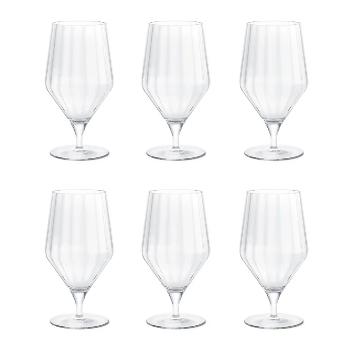 Bernadotte Beer glass, 450 ml (set of 6) from Georg Jensen