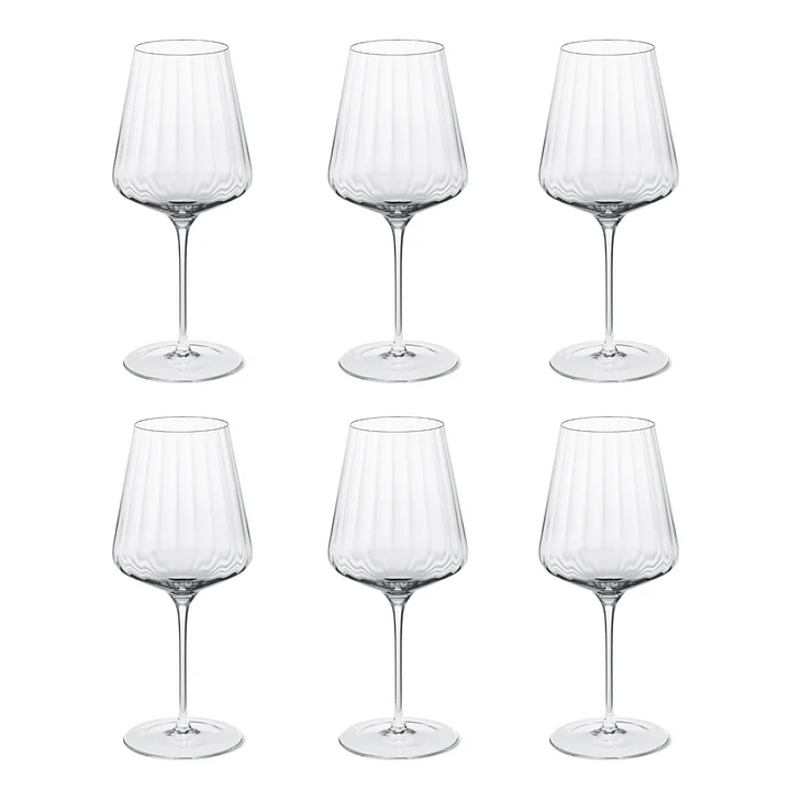 Bernadotte Red wine glass, 540 ml (set of 6) from Georg Jensen