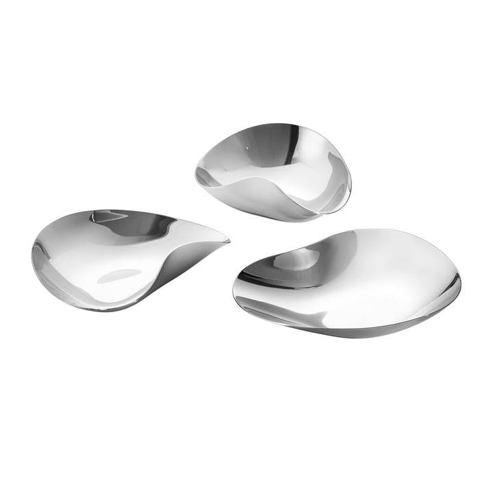 Indulgence Bowls, stainless steel (set of 3) from Georg Jensen