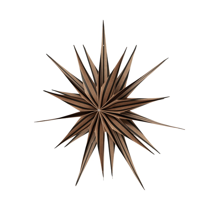 OYOY - Toppu Poinsettia, Ø 40 cm, brown / black