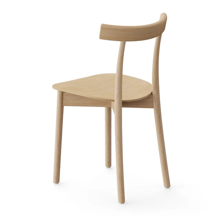 Skinny Wooden Chair in the finish natural oak